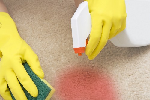 Professional cleaners in Stockwell working in a modern home