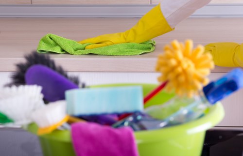 Professional house cleaning in Stockwell kitchen area