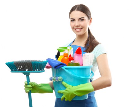Bathroom cleaning as part of domestic cleaning in Stockwell