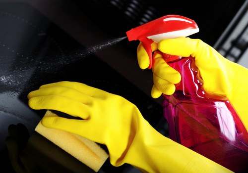 Professional Stockwell cleaner maintaining an office space