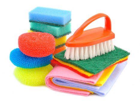 Professional cleaner reviewing booking details and schedule