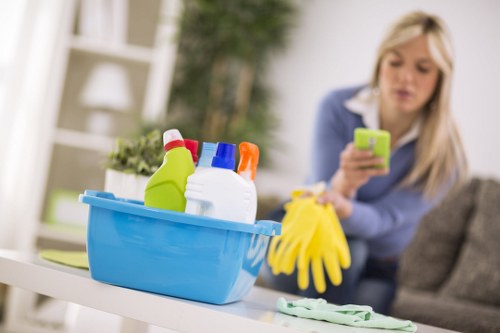 Deep oven cleaning service for a local home