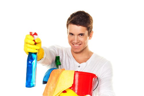 Local office cleaners maintaining a Stockwell business space